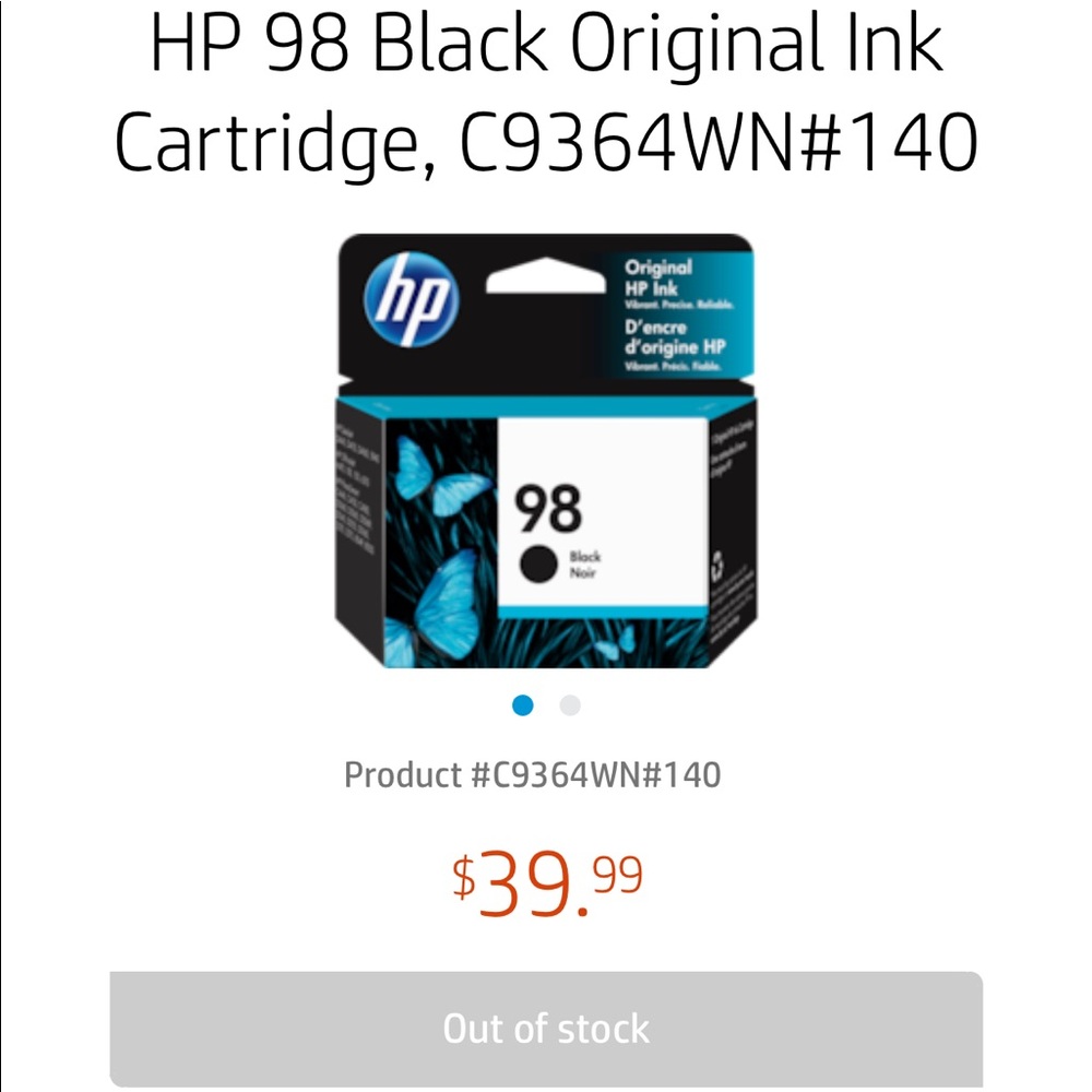HP 98 Black